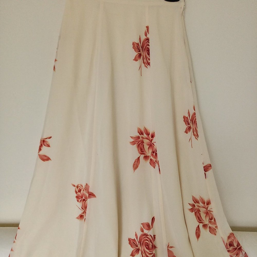 Mexx Floral Flare Maxi Skirt, Size S